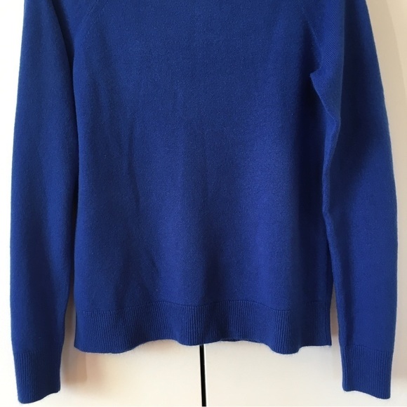 Karen Scott luxsoft Mock Neck Blue Sweater - Picture 4 of 16